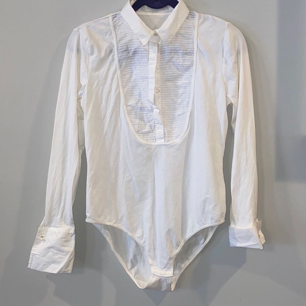 Anne Fontaine Bodysuit blouse size 42